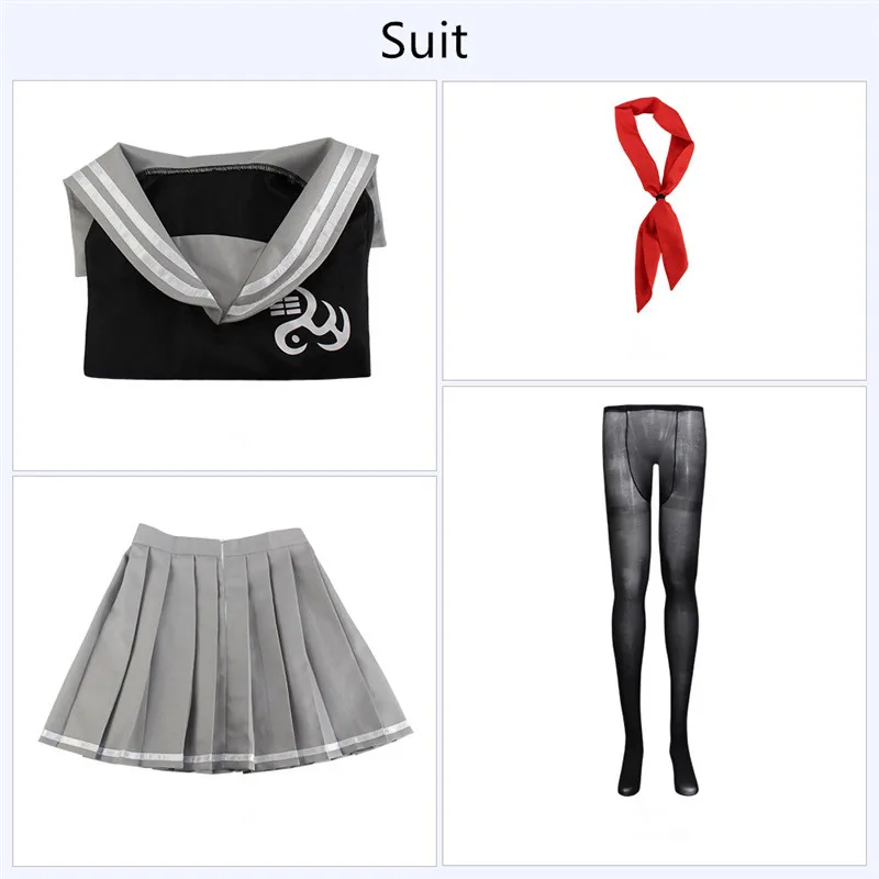 Костюм для косплея пекояма из аниме данганронпа V2 топ и короткая юбка Женский