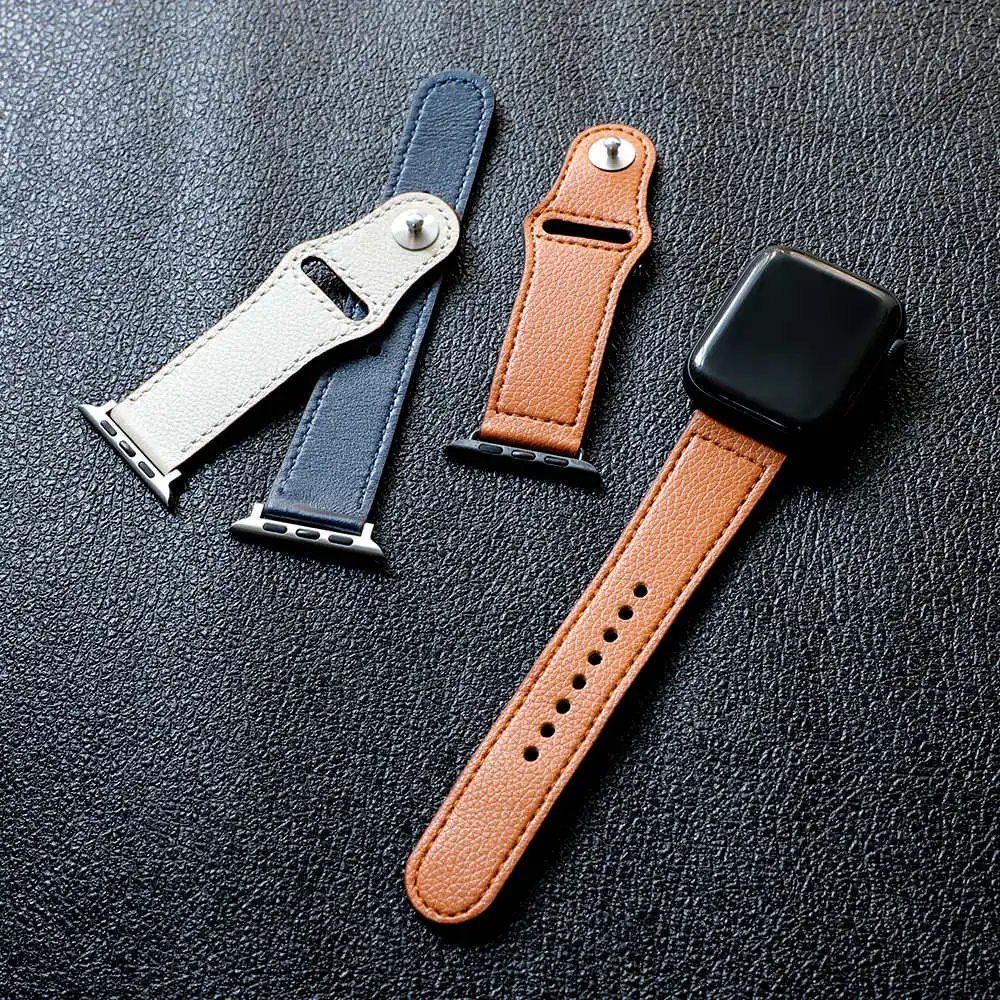Кожаный ремешок для apple watch, ремешок для apple watch, 4 ремешка, 44 мм, 40 мм, iWatch 3, 2, 1, 42 мм, 38 мм, браслет из натуральной кожи, ремешок для часов