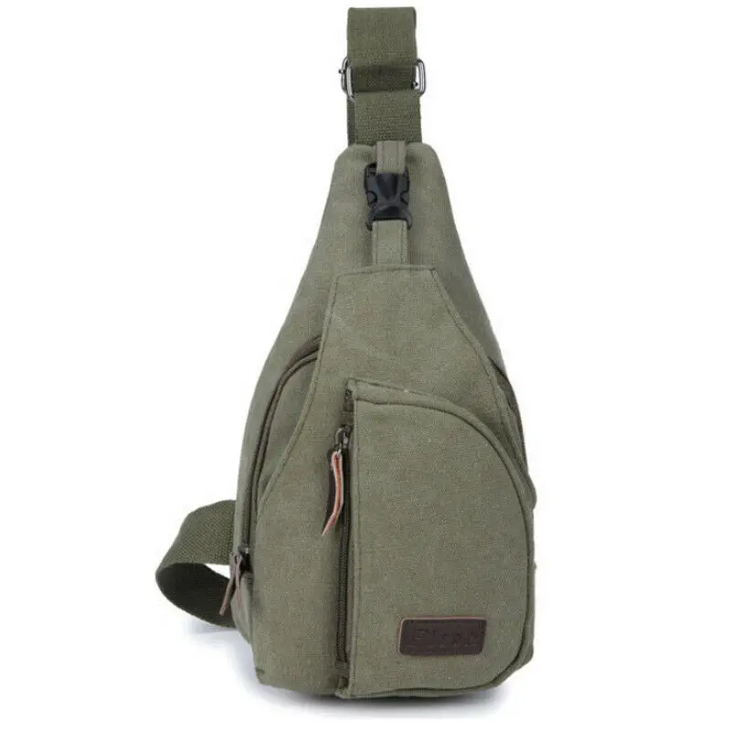 2019 Новая модная мужская холщовая винтажный кожаный рюкзак сумка на плечо