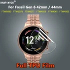 Для умных часов Fossil Gen 6, 42 мм, 44 мм, FTW 4063, 4062, 4061, 6080, 6077, 6078, Ультрапрозрачная тонкая защита экрана, не стекло
