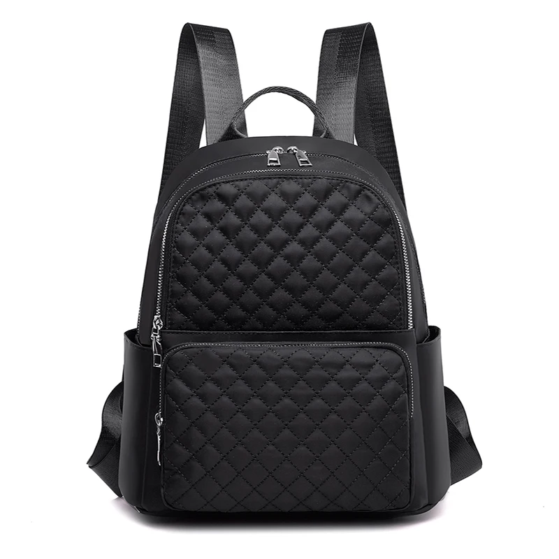 

Nylon Backpack For Women Design 2021 Waterproof Youth Laptop Backpack Diamond Lattice Luxury Brand Travel Campus School Bag Sac