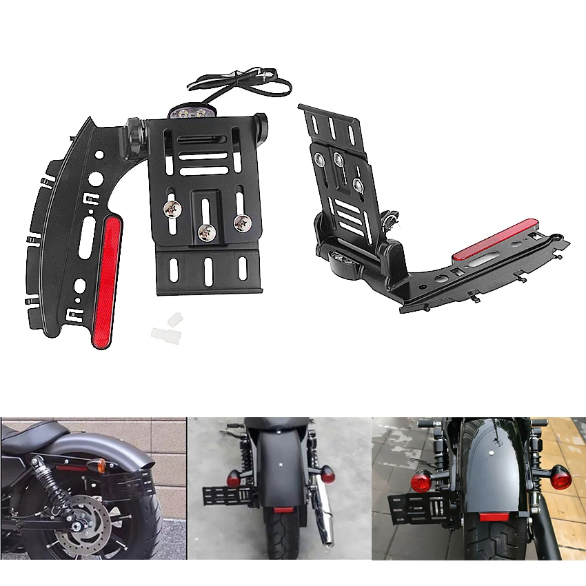 Телескопический складной светодиодный светильник для мотоцикла боковое