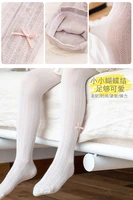 talloly summer new style three dimensional bowknot pantyhose mesh thin girls pantyhose mesh breathable childrens pantyhose