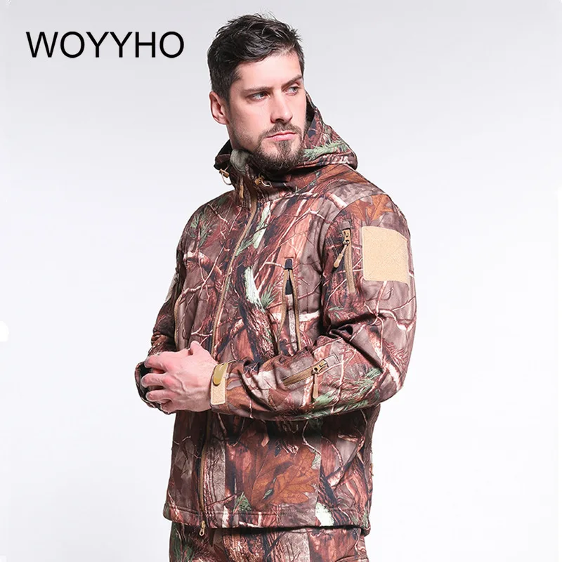 Зимняя Военная Тактическая походная куртка Мужская теплая армейская