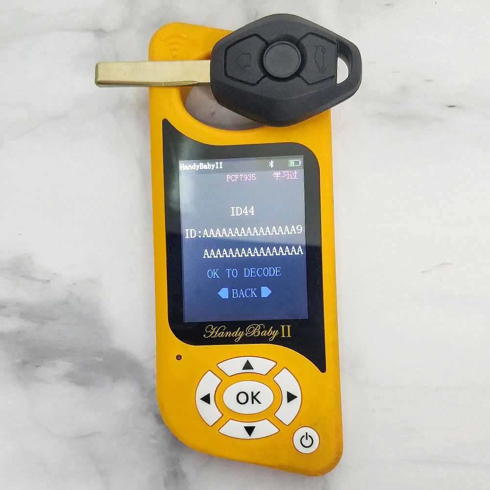 KEYECU EWS перезаряжаемая батарея 3 кнопки дистанционный ключ брелок 433 МГц с чипом ID44