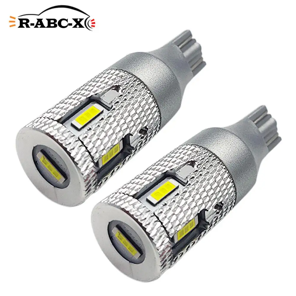 

2 pcs CSP 6smd Canbus T15 W16W led bulb car turn light 800lm auto rear reverse signal direction indicator lamp 12-24V white