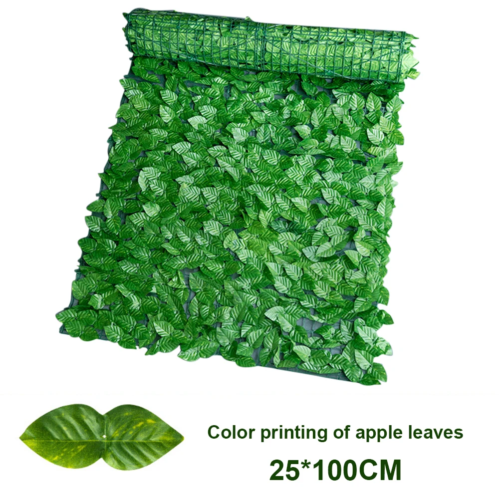 

Artificial Ivy Privacy Fence Screen Weather Resistant Garden Fence Backyard Privacy Screen for Yard Walkways Patio