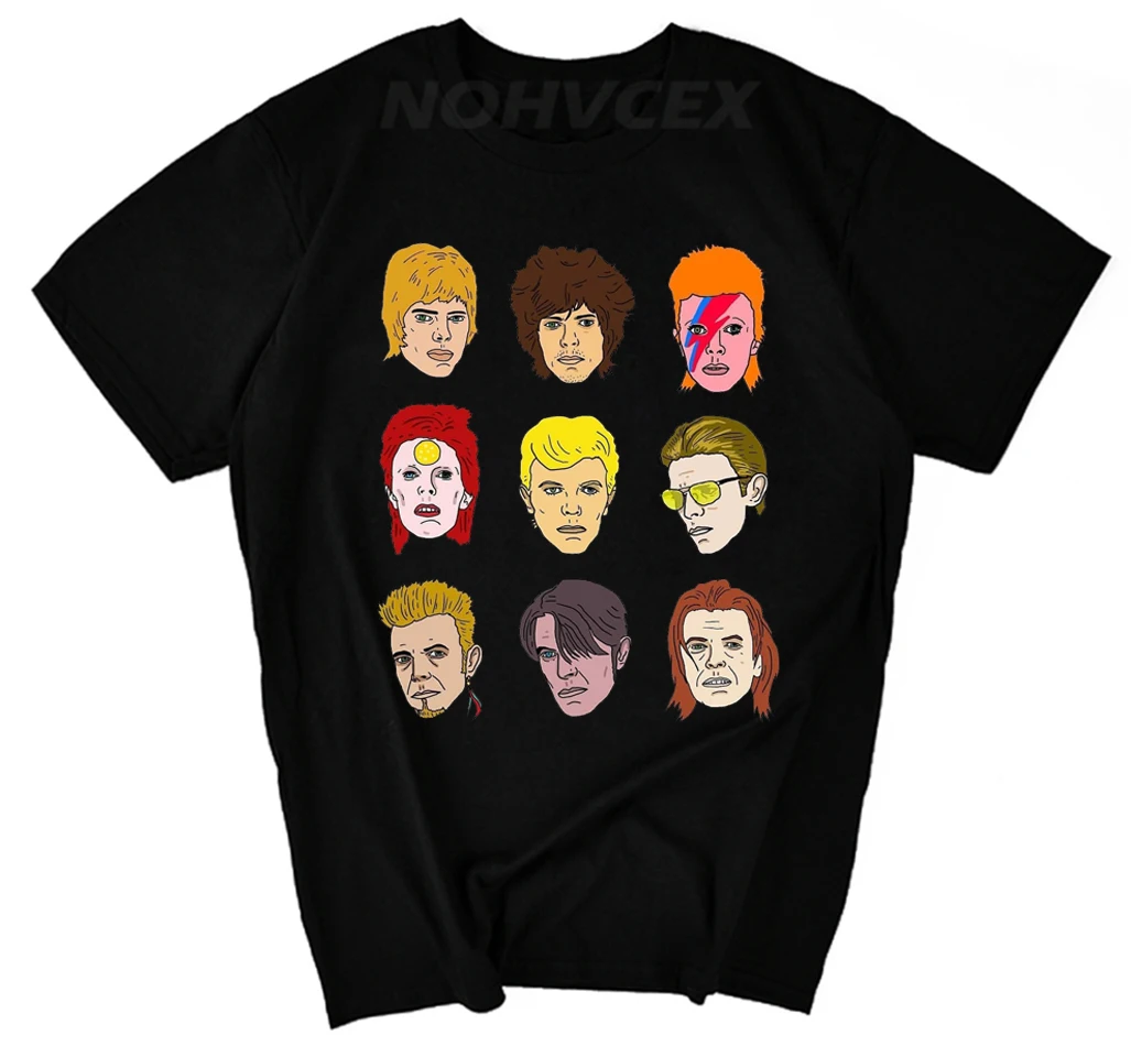 

David Bowie t shirt Men anime T-Shirt Men Tops Short Sleeve t-shirt top Tee Clothes