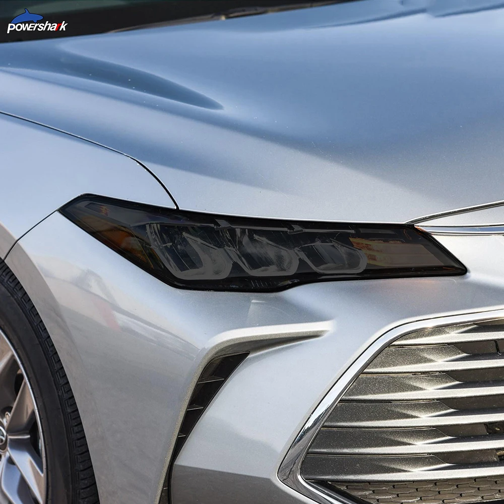 Черная защитная пленка для автомобильных фар 2 шт. прозрачная наклейка из ТПУ Toyota