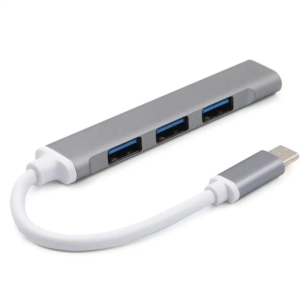

USB C Hub USB Type C to USB 3.0 Hub Adapter Slim Data USB Hub Compatible for MacBook MacBook Pro and Type-C Laptops