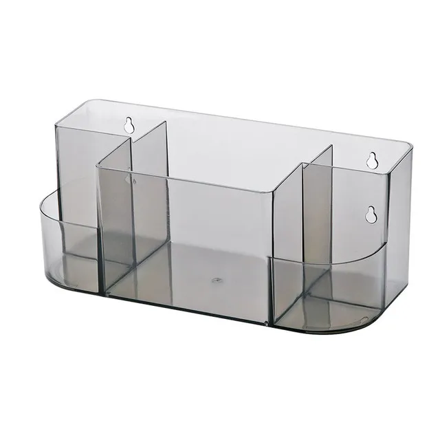 

Transparent Plastic Makeup Organizer Multifunctional Cosmetic Storage Brush Nail Polish Lipstick Bathroom Desktop Organizer