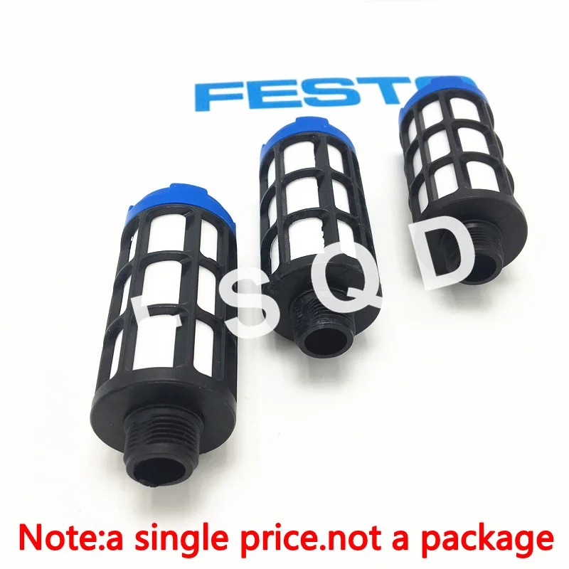 U-1/4 U-3/8 2309 FESTO глушители u-полимерный дизайн, наружная резьба Пневматические компоненты пневматические инструменты глушитель