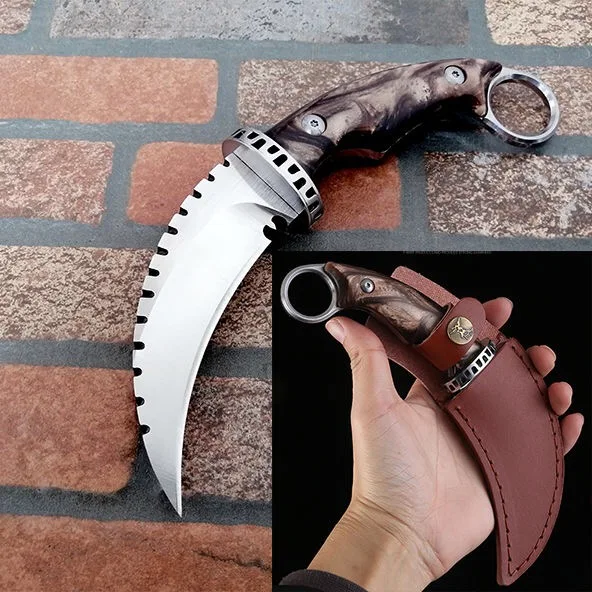 Хит продаж керамбит высокой твердости фиксированный нож CS охотничий карманный