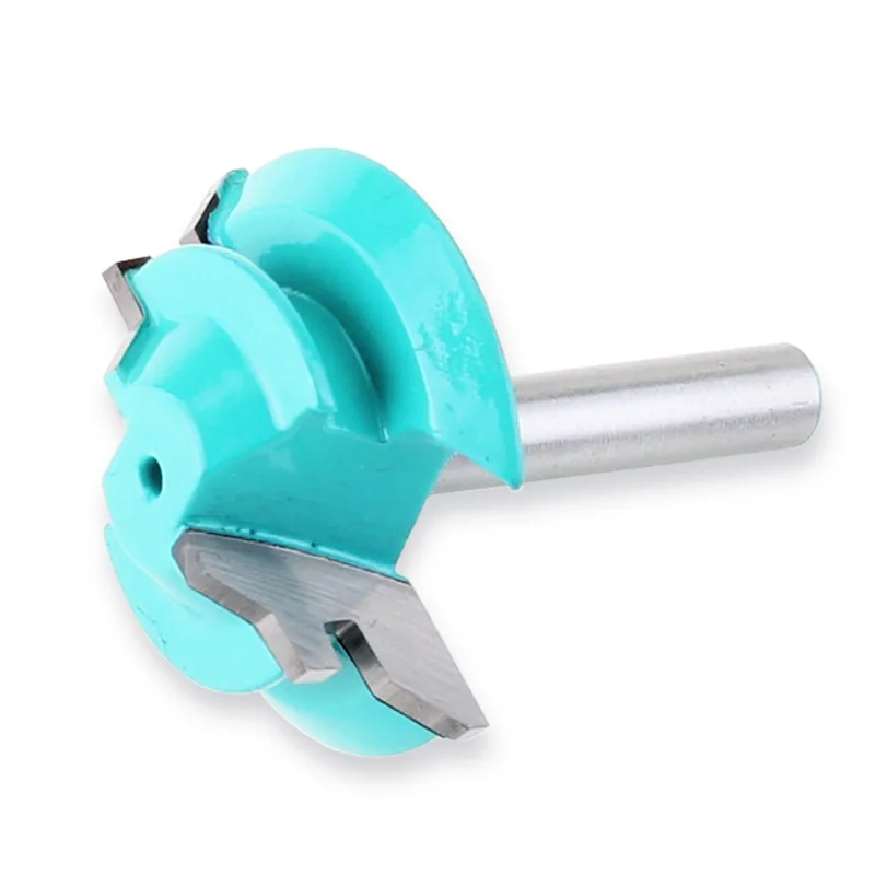 Хвостовик 1/4 VAAA 1 шт. под углом 45 градусов Торцовочная фреза по дереву для