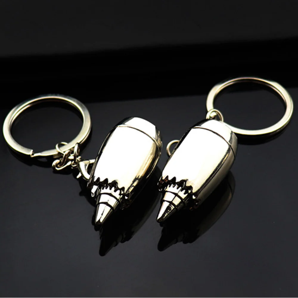 DSYCAR 1 шт. металлический брелок для ключей в виде самолета Брелок с двигателем