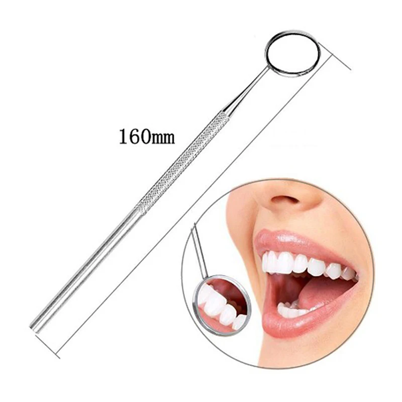 

JETTING 5pc Stainless Steel Dental Scaler Tool Set Tooth Scraper Mirror Plaque Remover Dentist Oral Clean Probe Tweezers Kit