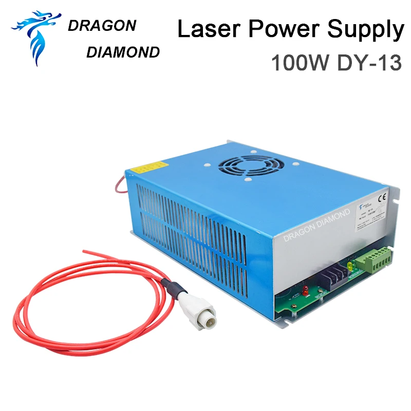 DRAGON DIAMOND DY13 лазерный источник питания 100 Вт для reci W2 co2 лазерная трубка для co2 лазерная гравировка машина для резки