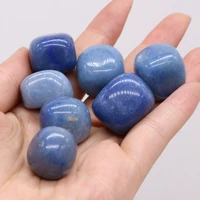 natural quartz blue aventurine jewelry accessories irregular reiki healing crystal stone for gift collection or home decoration