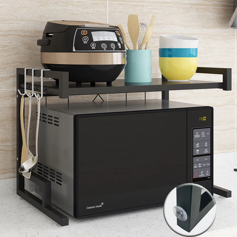 Телескопическая микроволновая печь кухонная полка органайзер напольная Бытовая