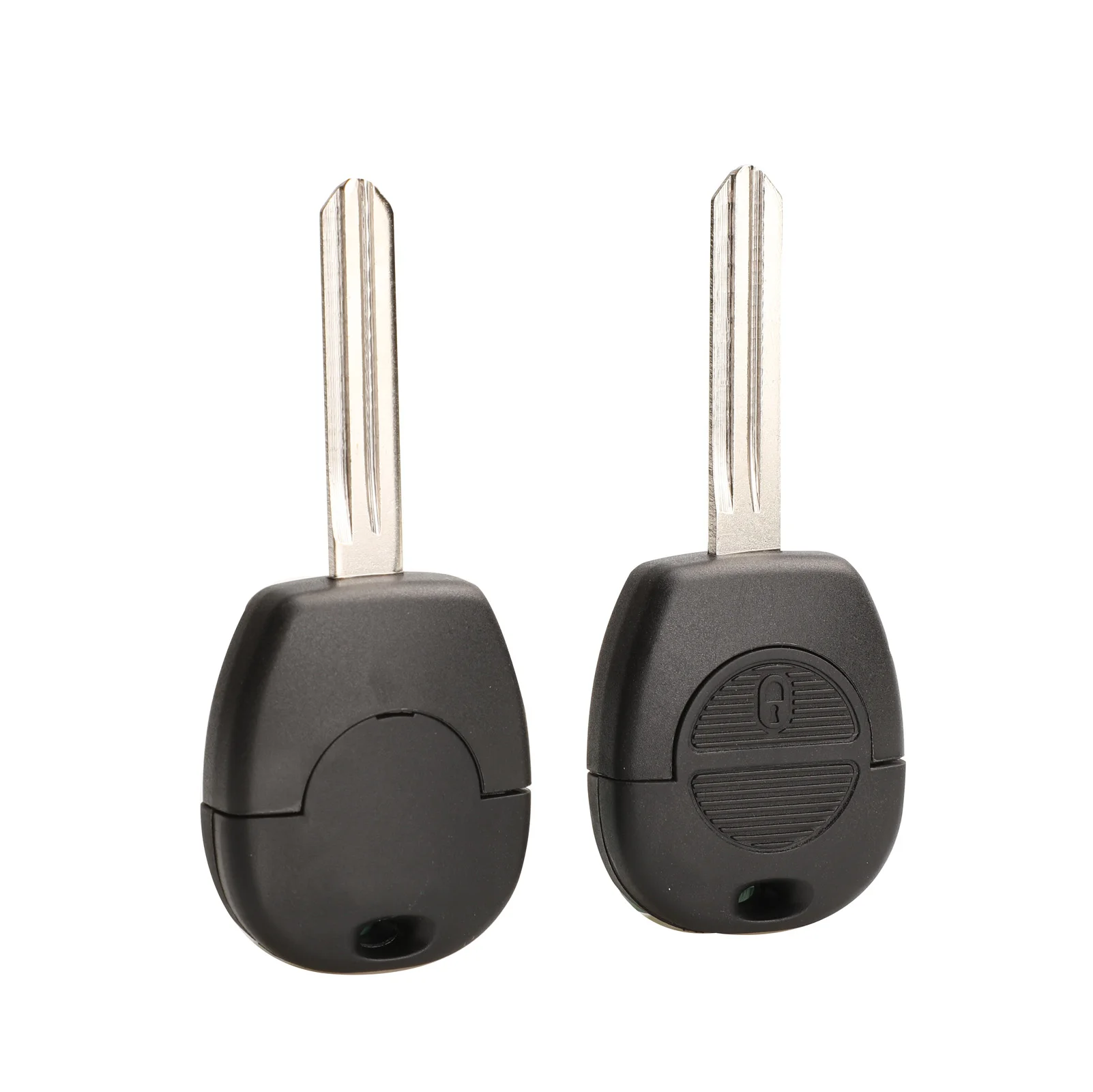 Jingyuqin 2 кнопки дистанционного флип-брелок автомобильный ключ оболочка для Nissan Micra Almera Primera X-Trail Замена Uncut Blade чехол Крышка