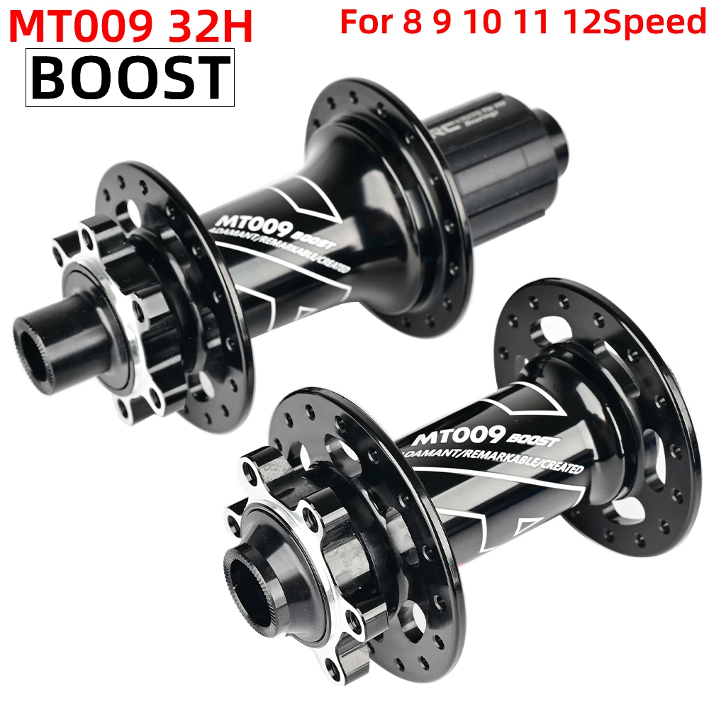 

ARC MT009 BOOST Thru Bicycle Hubs MTB BIKE HUB Thru Axle 6 pawls 3 tooth 114 clicks Sealed Bearing 32/28 Holes 8 9 10 11 12Speed