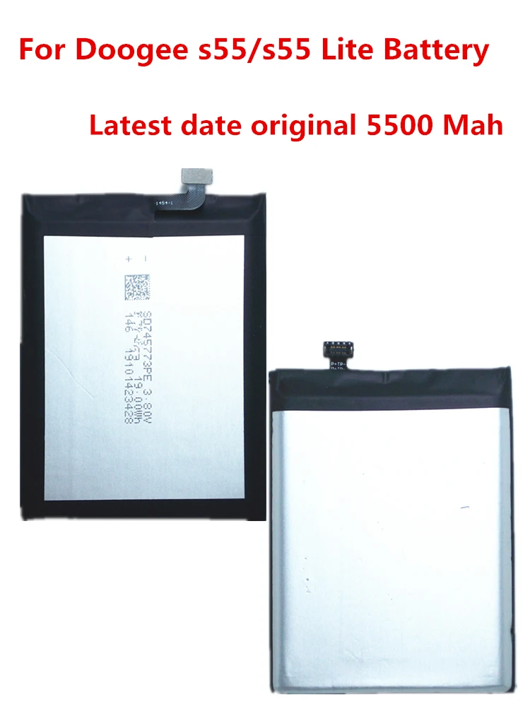 

3.8V BAT18735500 battery 5500mah for Doogee s55 s55Lite Cellphone batteries Doogee s55 battery +Tracking + Tools