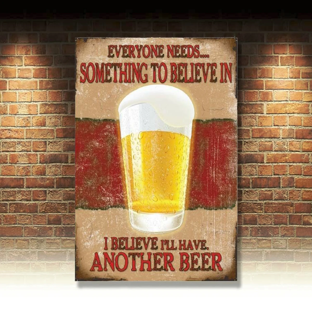 

Another Beer, Funny/Humorous, Vintage Retro, Pub, Drink, Large Metal Tin Sign