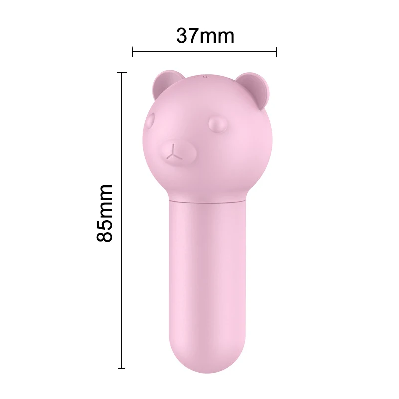 10 Частотный мини Вибратор вибрационный Мишка вибрирующий яйцо пули USB зарядка