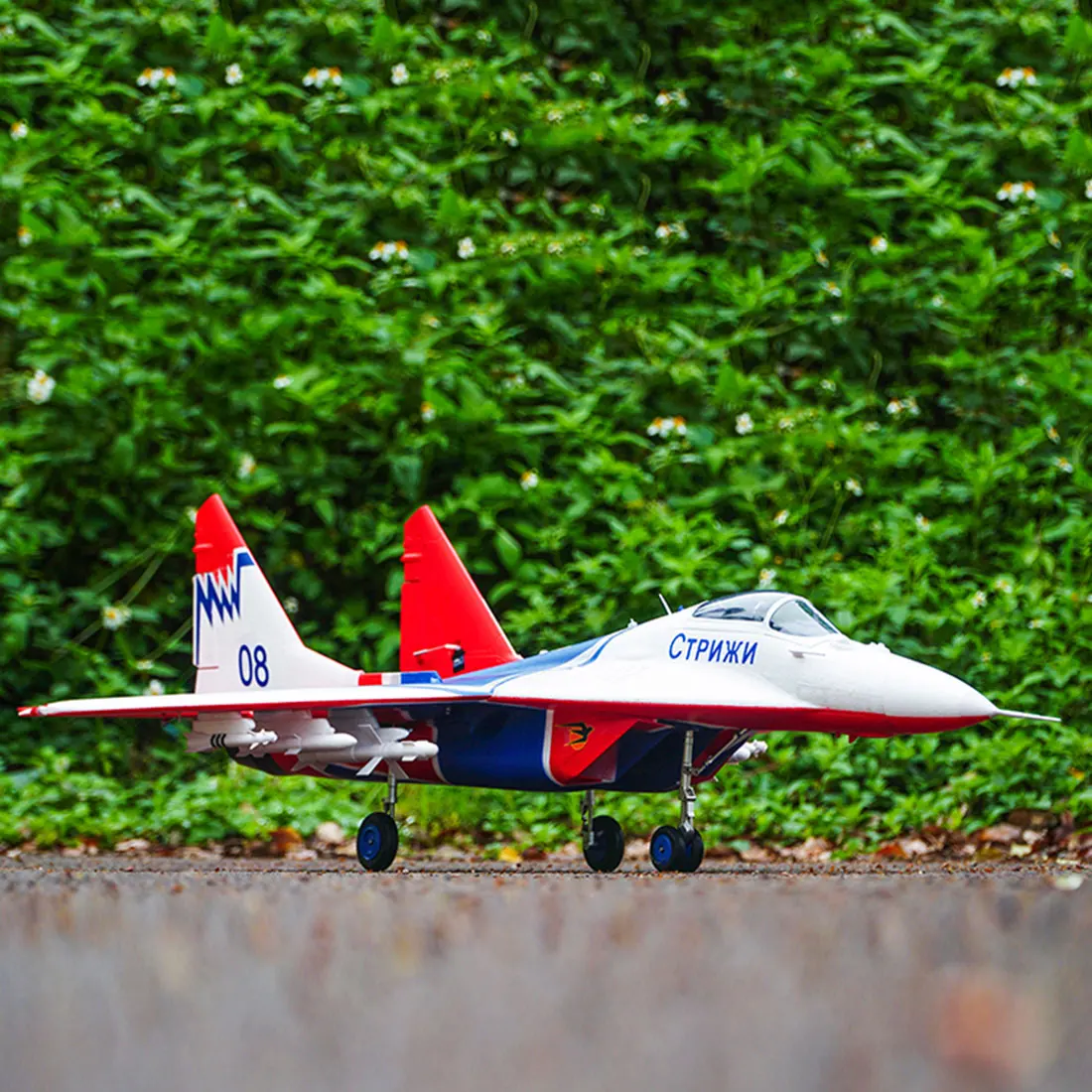 Twin 64mm MiG-29 EDF Fighter RC модель самолета в сборе с неподвижным крылом (без пульта