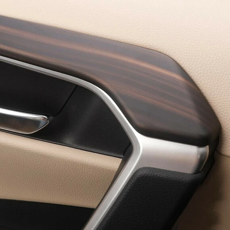 4 шт. ABS внешний вид из древесины автомобиля внутренняя дверная панель