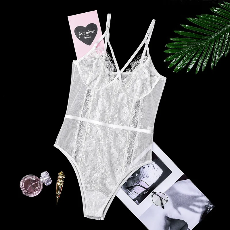 Yhotmeng 2020 новый сексуальный кружевной боди для женщин ленивый ремень нижнее белье