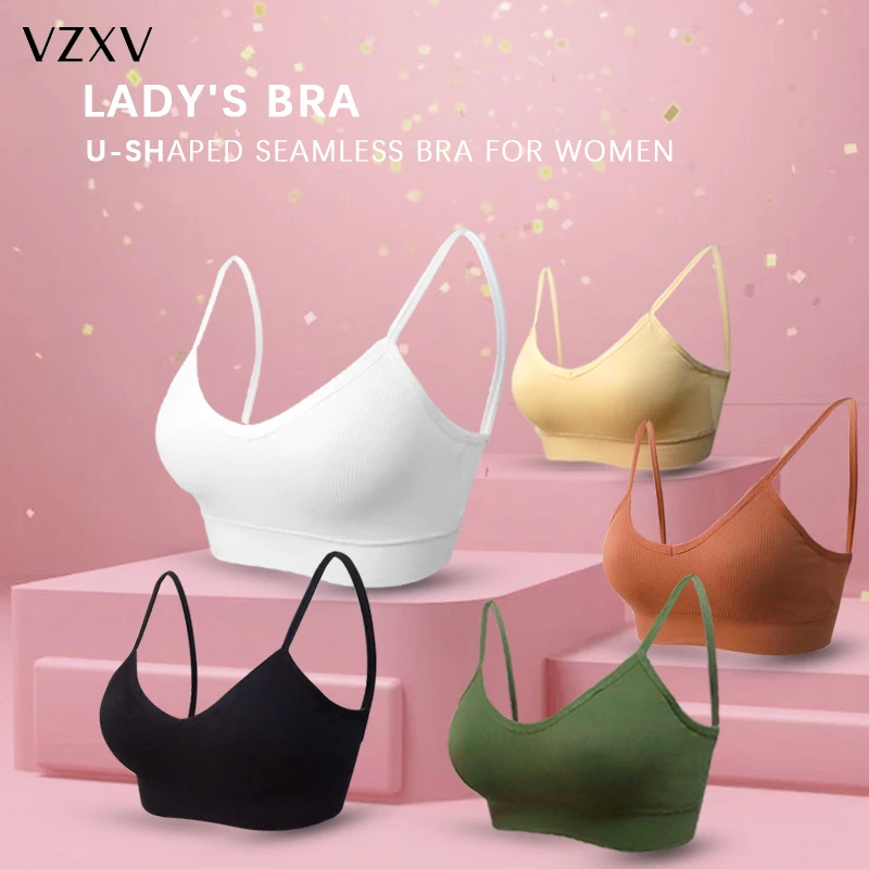 Бюстгальтер женский бесшовный с открытой спиной укороченный Бралетт чашками