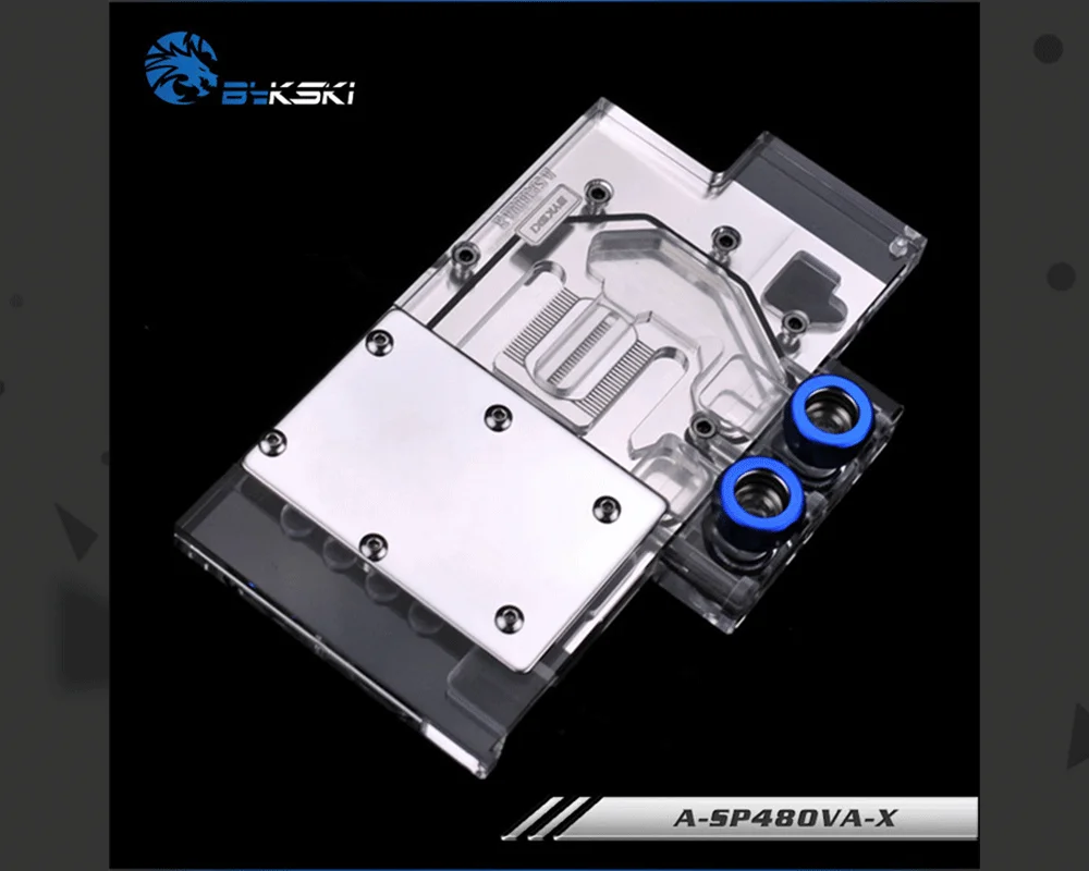 Bykski A-SP48OVA-X, полное покрытие видеокарты блок водяного охлаждения RGB/RBW для Sapphire RX480/470, импульсный RX580