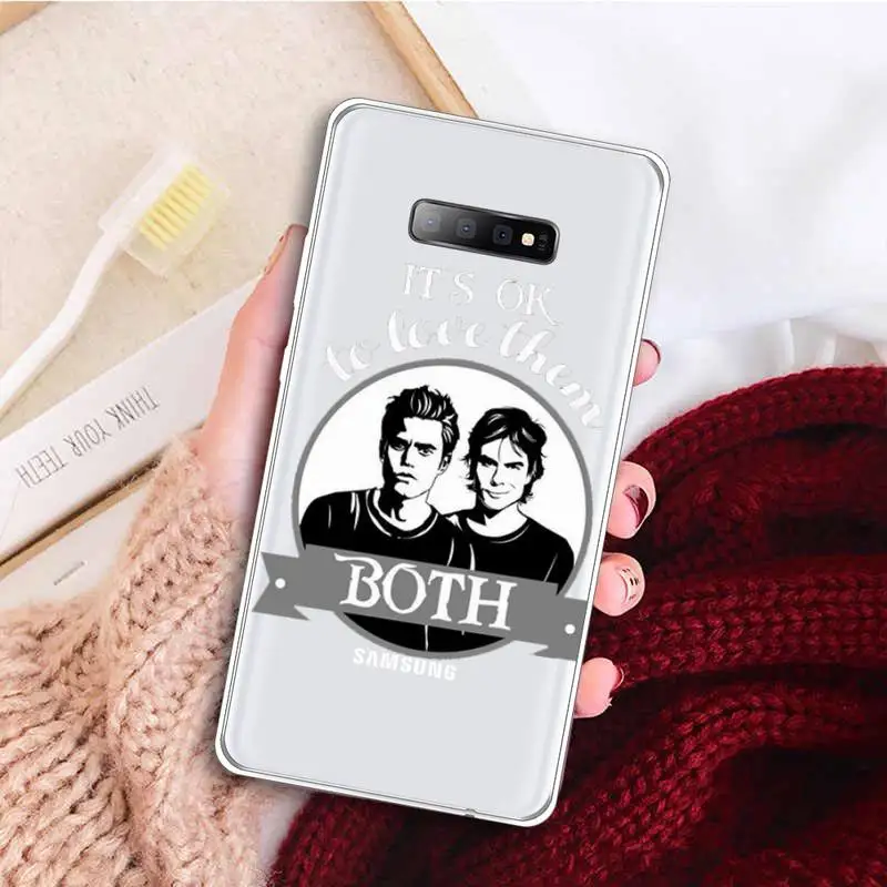 

The vampire diaries Silica gel Phone Case Transparent For Samsung Galaxy A 71 21s S note 8 9 10 plus 20 ultra
