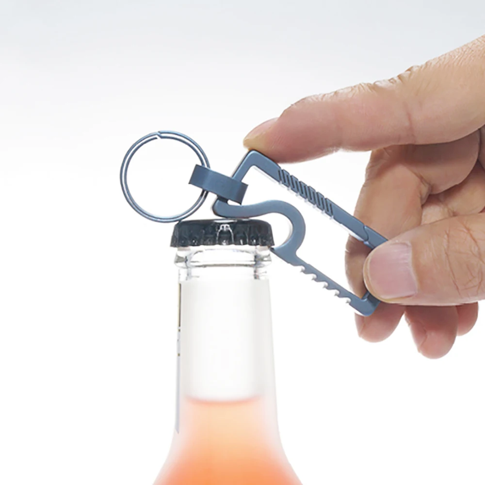 Титановый брелок для ключей EDC влюбленных пар Суперлегкий титановый с пряжкой в