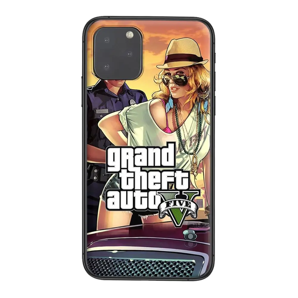 Мягкий чехол для телефона Gta5 Grand Theft V из ТПУ супер дешевый Huawei Nova 8 7 6 3 SE Mate 40 30 20 20X 10