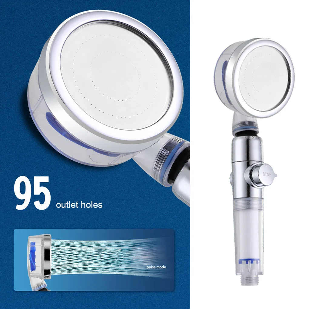 

CANBOUN Adjustable Pressurized Shower Head High Pressure Water Saving Filter 360 Rotated Rainfall Bathroom Showerhead Sprayer