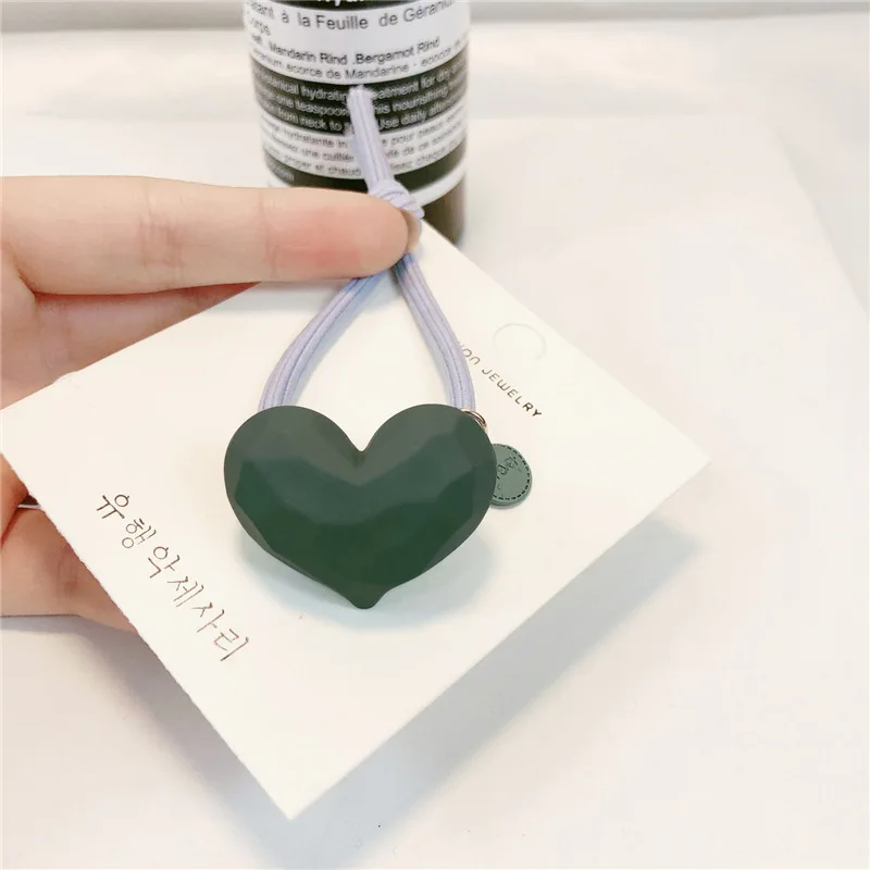 Милые резинки в форме сердца для женщин и девушек милые красивые аксессуары