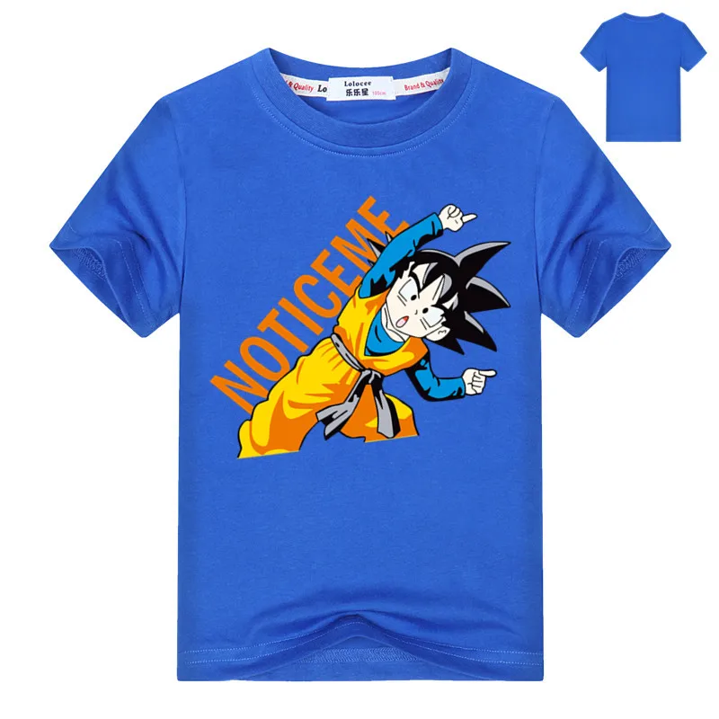 Dragon Ball футболка Гоку братьев топы, футболки Вегета мужские шорты для купания для мальчиков и девочек аниме «Наруто» best friend» футболка с надписью: "Dragonball Z футболка игрушечные фигурки из игры Dragon Ball dbz(“ сын аниме Гоку - Цвет: Blue
