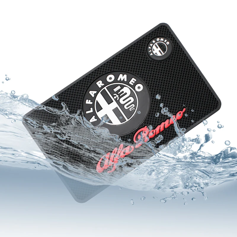 Липкий нескользящий ПВХ коврик для приборной панели автомобиля гелевый Alfa Romeo