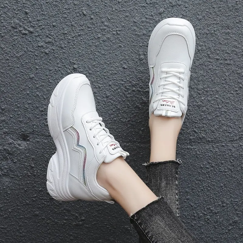 

2020 Women Casual Sneakers Spring Autumn Sneakers Breathable Women's Shoes Female Summer Comrfortable Platform Shoes Women