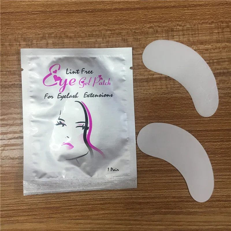 100 пар одноразовых накладок на глаза бумажные патчи для ресниц накладки под