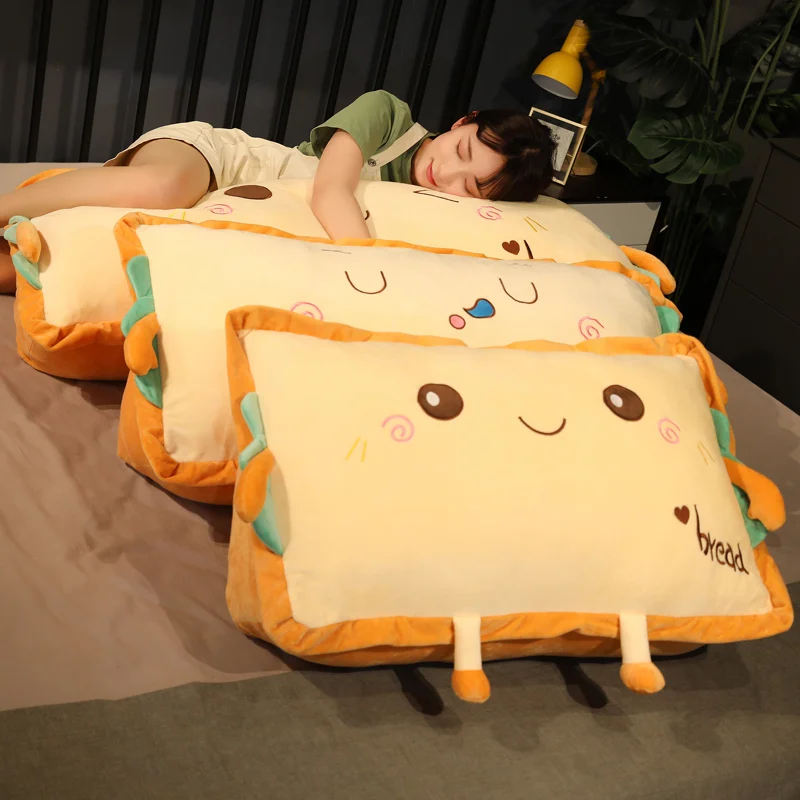 120 см мягкая большая подушка для хлеба плюшевые игрушки милая треугольная