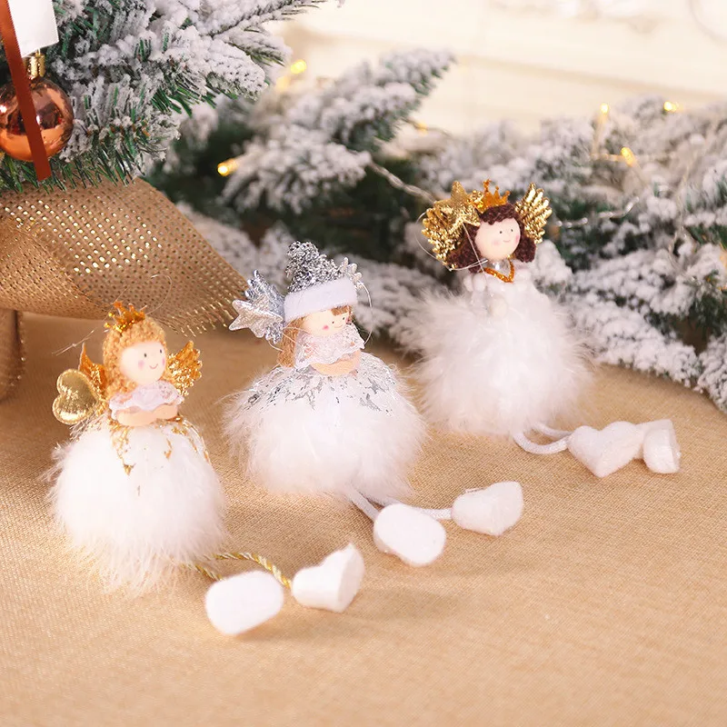 Рождественская Кукла Ангел игрушка рождественские украшения для дома