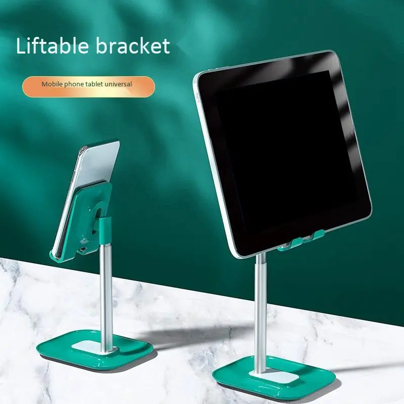 

Desktop Mobile Phone Bracket Aluminum Alloy Telescopic Live Broadcast Bracket Universal Metal Bracket for Tablet Phones