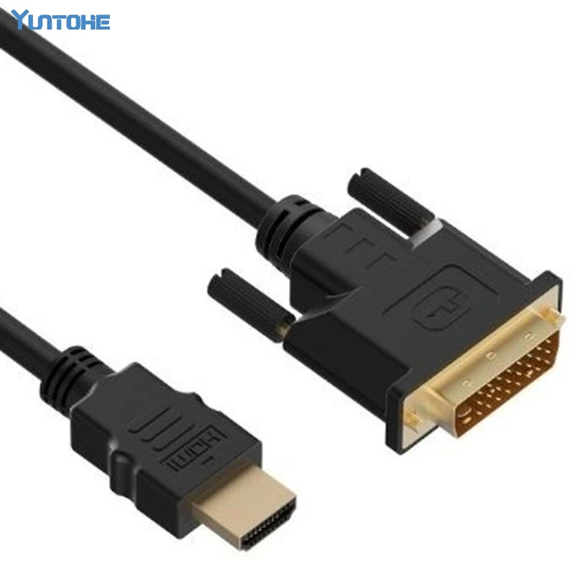 Кабель 300 шт./лот 1 м 3 фута HDMI DVI Премиум качество/1080p (Full HD) /24 + контакта/24k