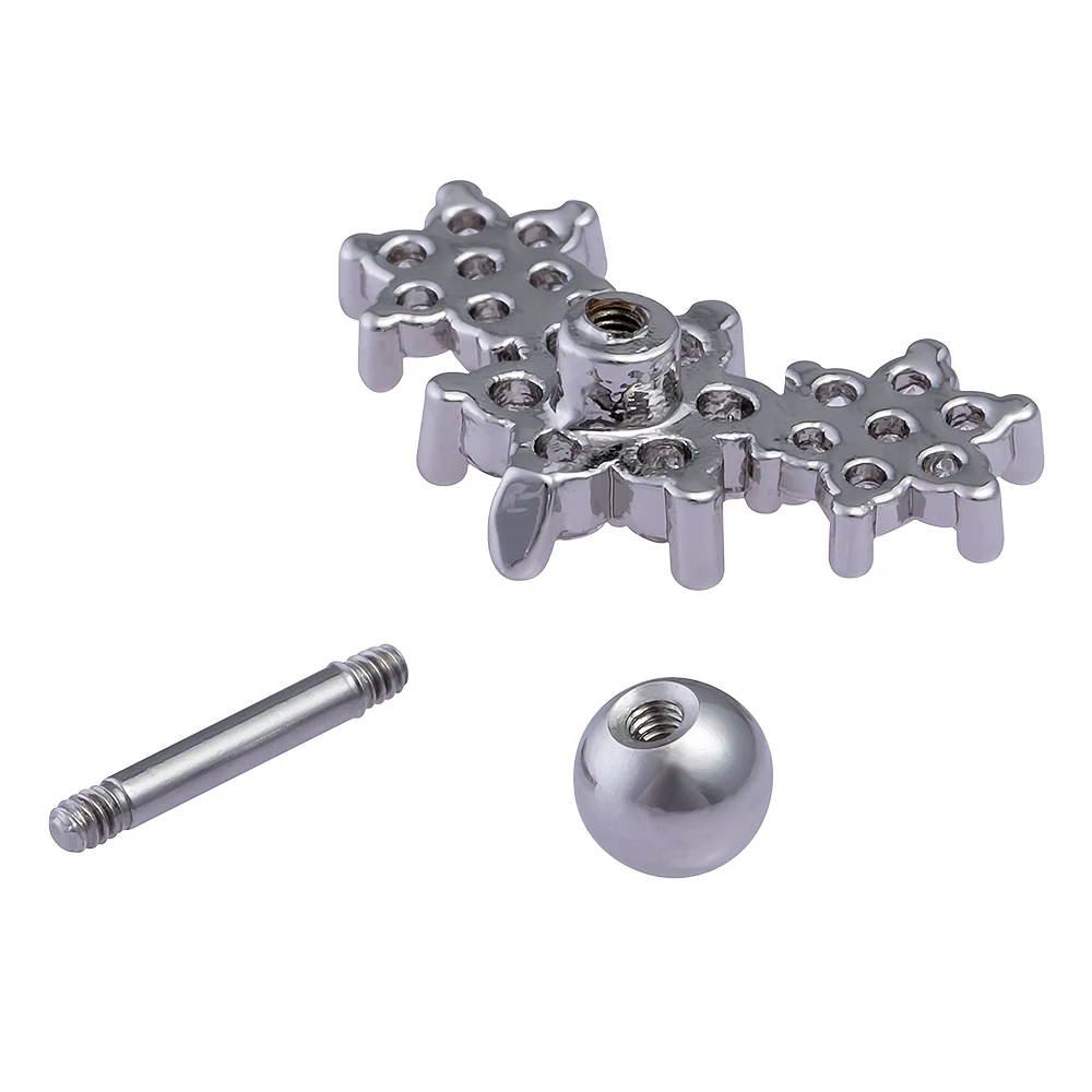 Женские серьги из хирургической стали пикантное ювелирное украшение для