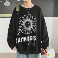 autumn spring 2021 hoodies sweatshirt for mens black loose hip hop punk pullover streetwear casual fashion clothes oversize 5xl