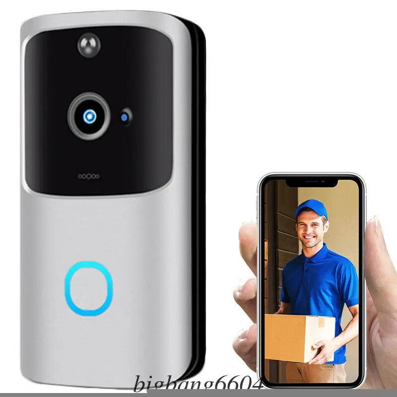 

M10 2.4G Wireless WiFi Smart Doorbell Camera Video Remote Door Bell Ring Intercom CCTV Chime Phone APP Home Security