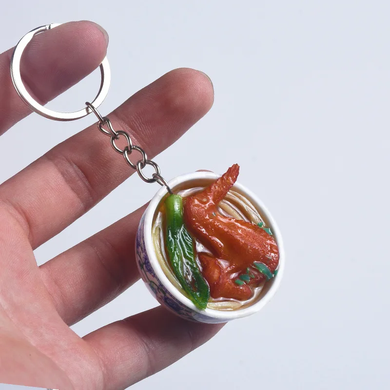 Миниатюрная имитация еды оригинальная забавная мини лапша суп Цыпленок